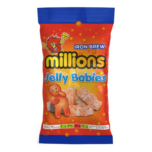 Millions Iron Brew Jelly Babies 180g