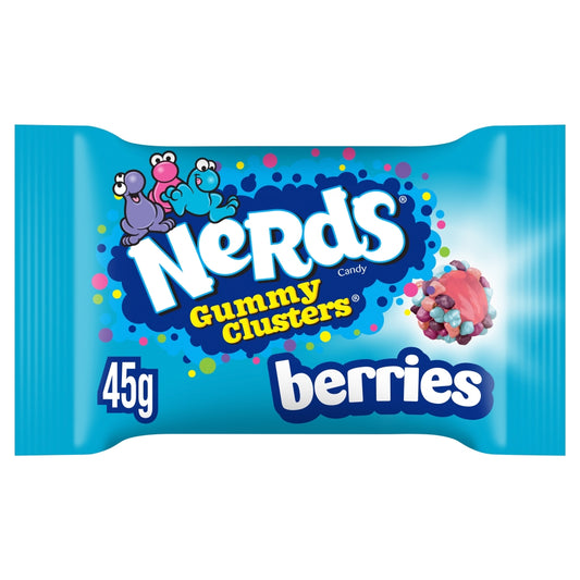 Nerds Gummy Clusters Berries Fruit Flavour Candy Bag 45g