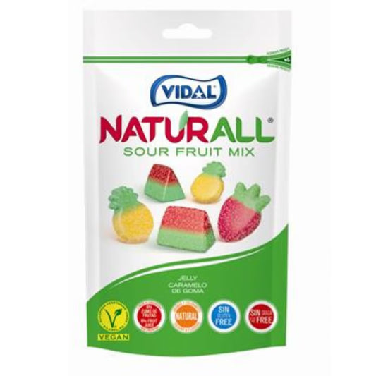 Vidal Naturall Sour Fruit Mix Pouch 180g