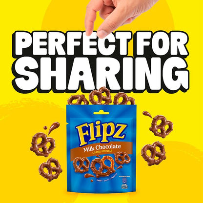 Flipz Milk Chocolate Coated Pretzel Snacks £1.49 PMP 80g