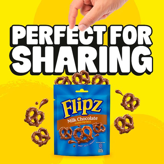 Flipz Milk Chocolate Coated Pretzel Snacks £1.49 PMP 80g