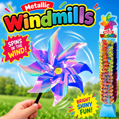 17cm Pearlised Windmill