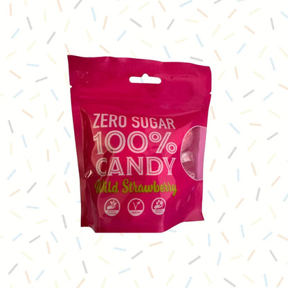 Zero Sugar Free Wild Strawberry 120g Candy Hard Boiled Sweets