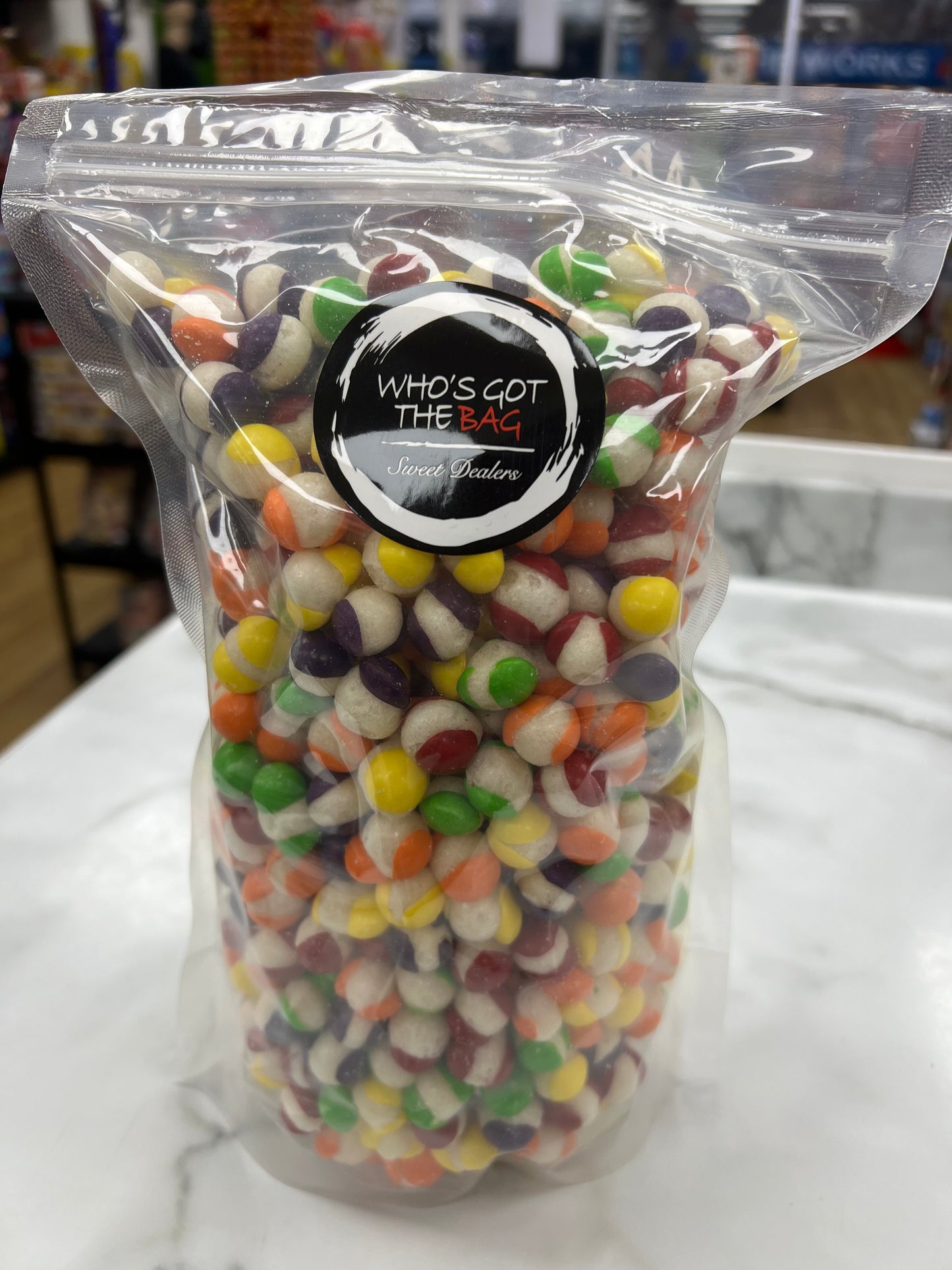 Crunchy Rainbow Fruit Bites – Freeze-Dried Cake & Ice Cream Topping offer 750g offer ends 28-2-25