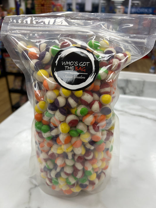 Crunchy Rainbow Fruit Bites – Freeze-Dried Cake & Ice Cream Topping offer 750g offer ends 28-2-25