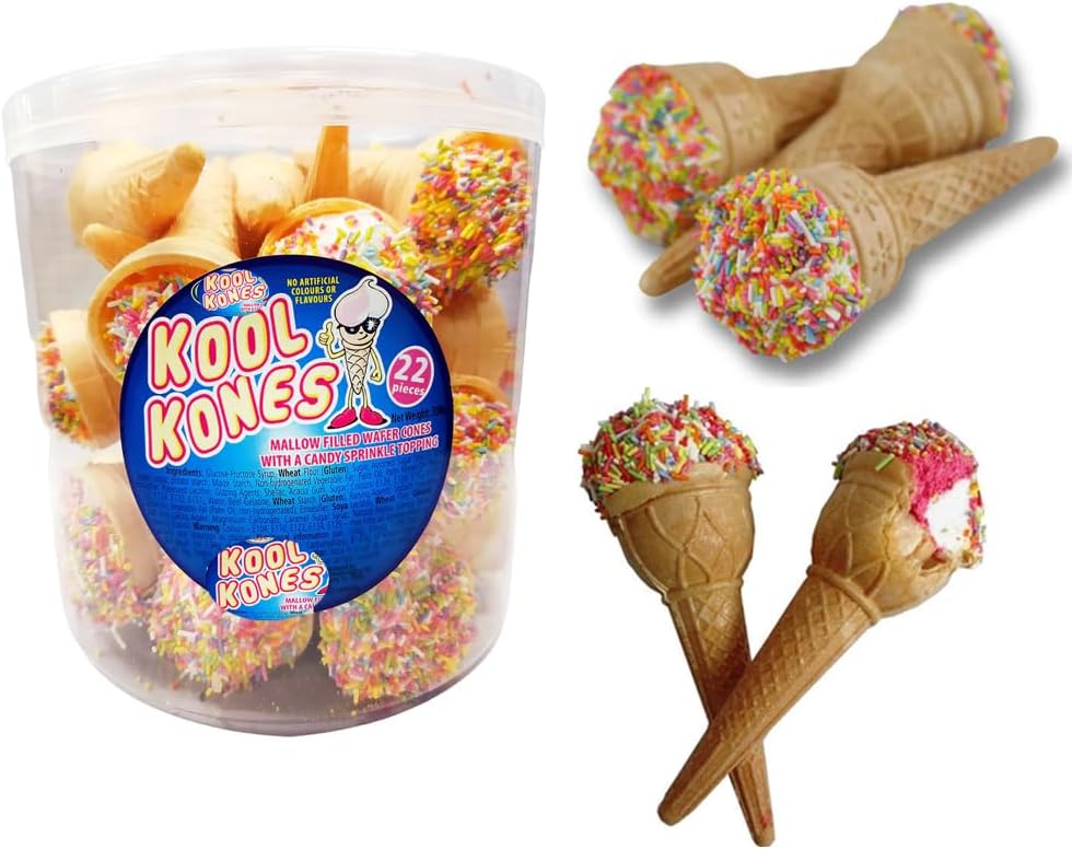 Kool Kones Mallow Wafer Cones Full Box