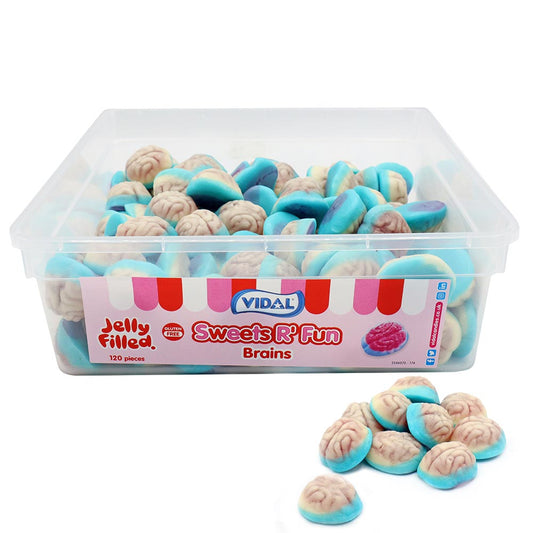 Vidal Jelly Filled Brains 780g Tub