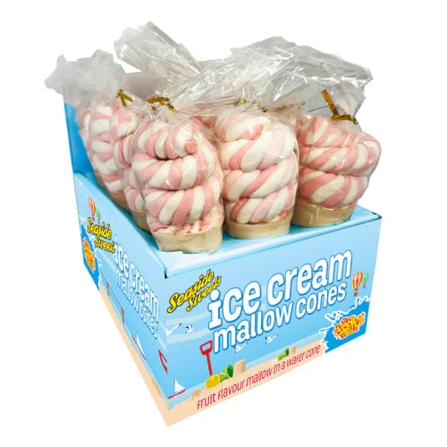 Rose Ice Cream Mallow Cone 40g