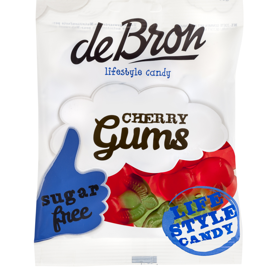 De Bron Sugar Free Cherries 90g