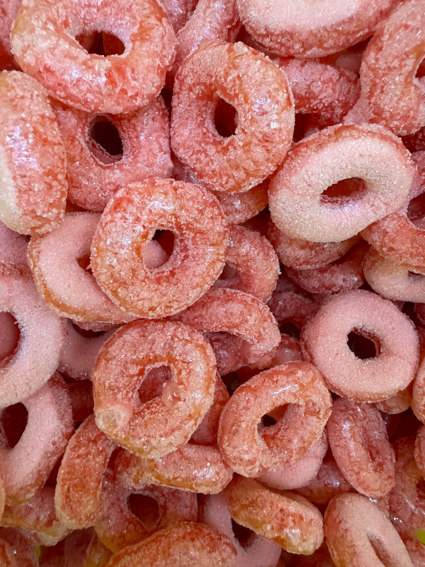 Freeze Dried Sour Strawberry Rings 250g Bulk ‎Wholesale