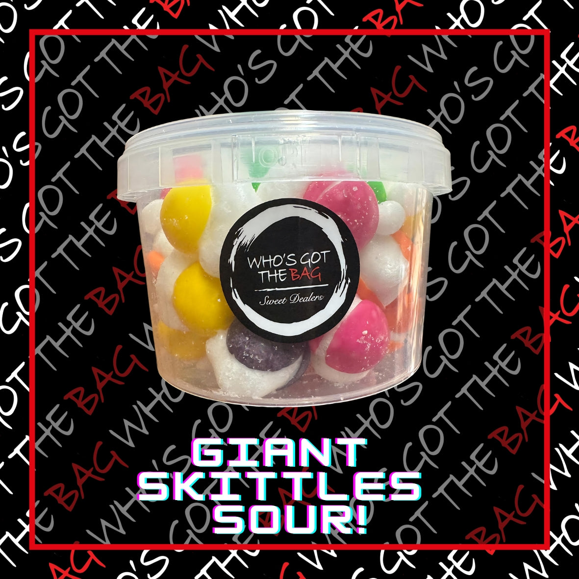 Freeze Dried Giant Sour Skittles® Midi 100g