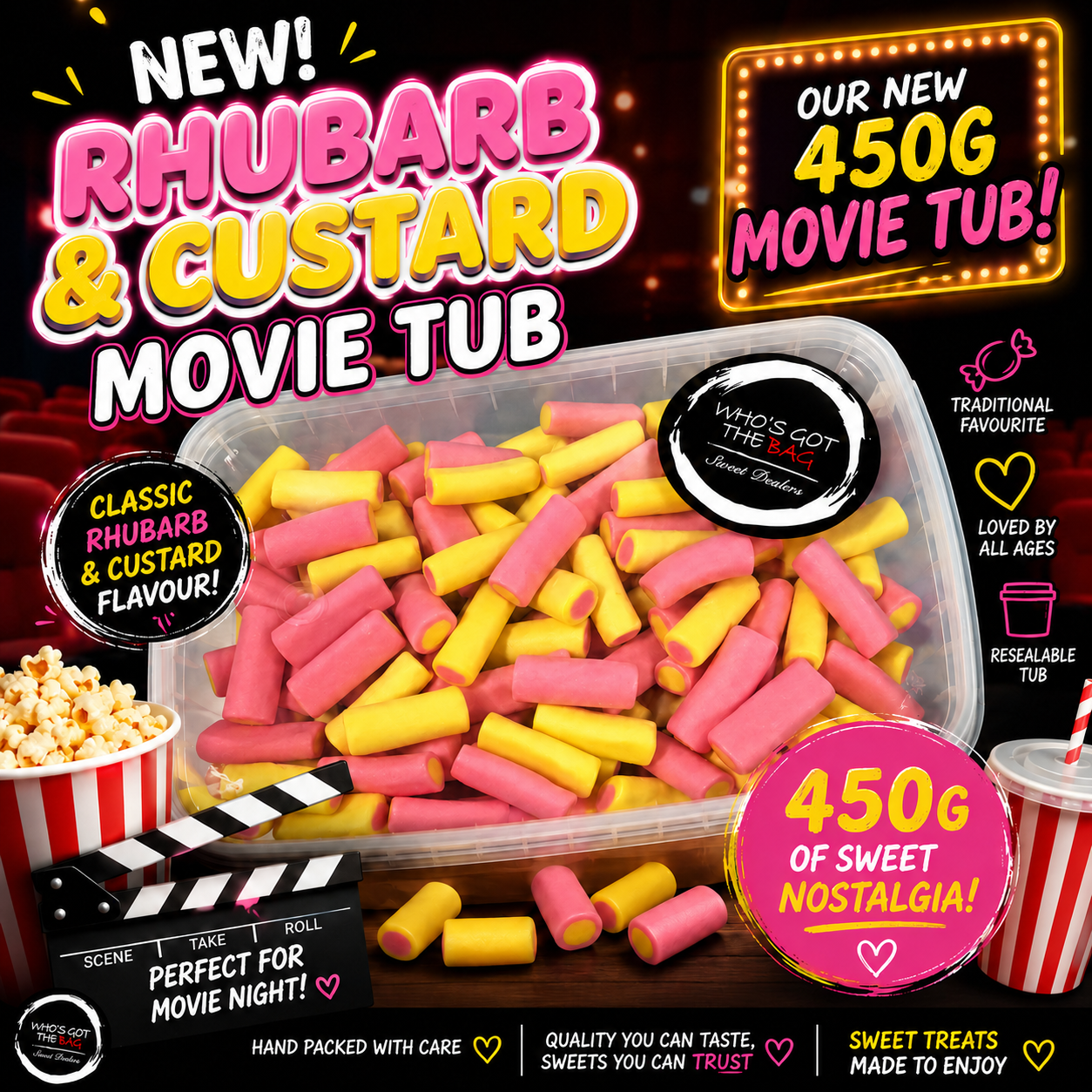 Haribo Rhubarb & Custard
