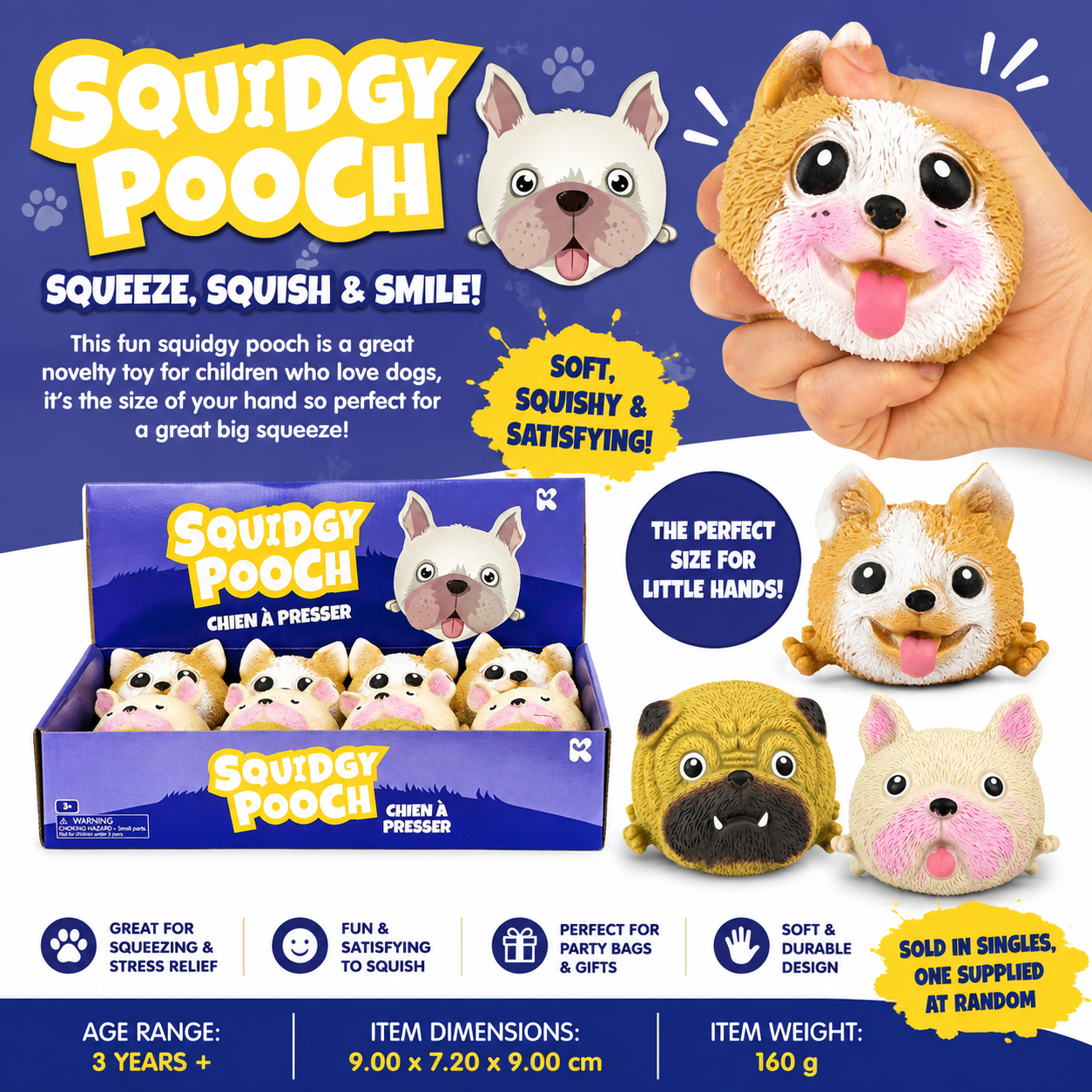 Squidgy Pooch Sensory Toy