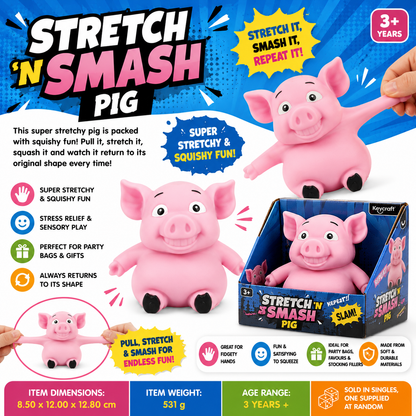 Stretch 'N Smash Pig