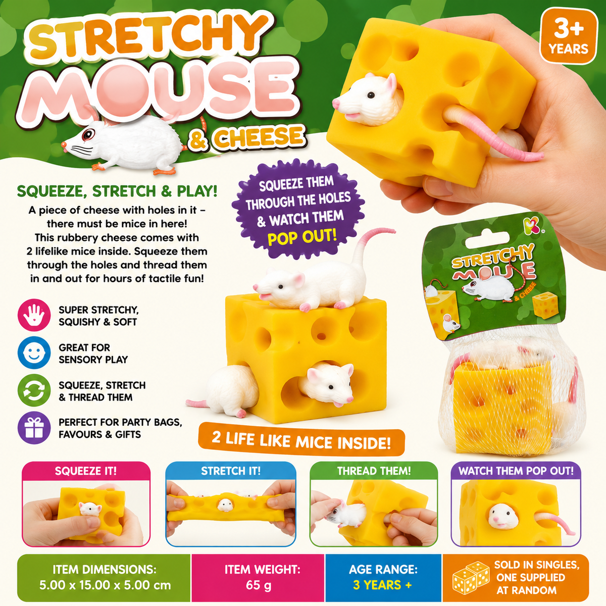 Stretchy Mouse & Cheese