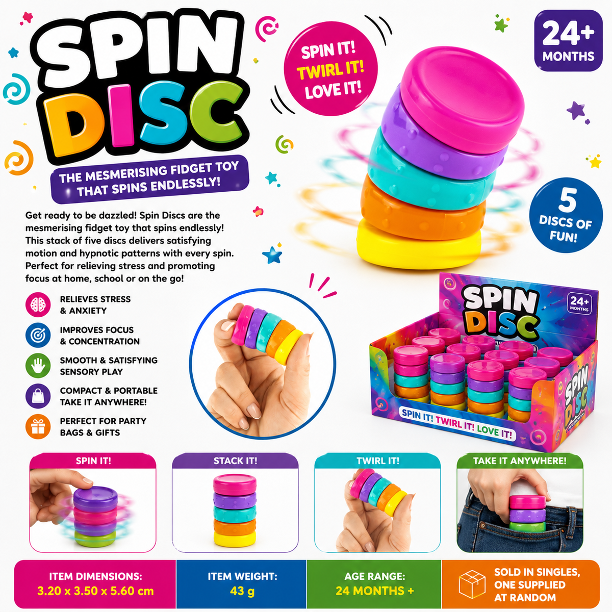 Spin Disc Fidget Toy