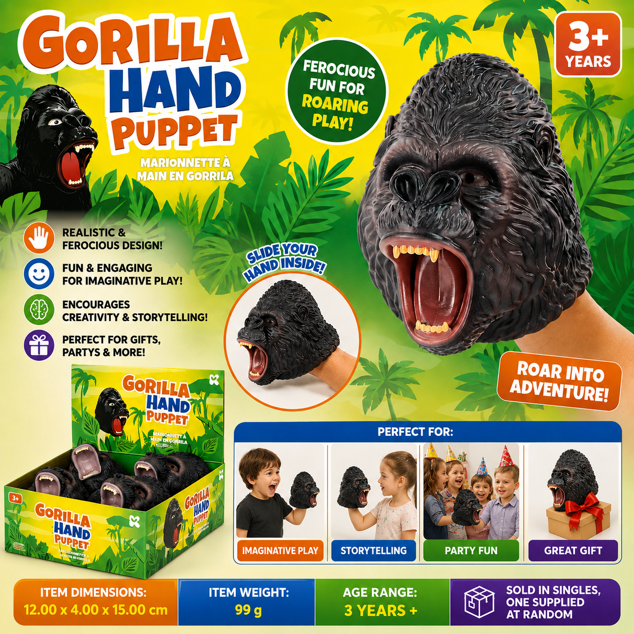 Gorilla Hand Puppet