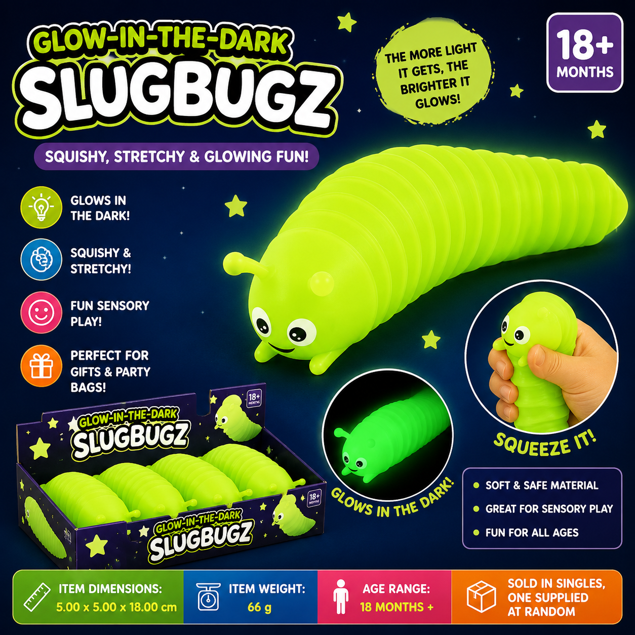 Glow in the dark Slugbugz