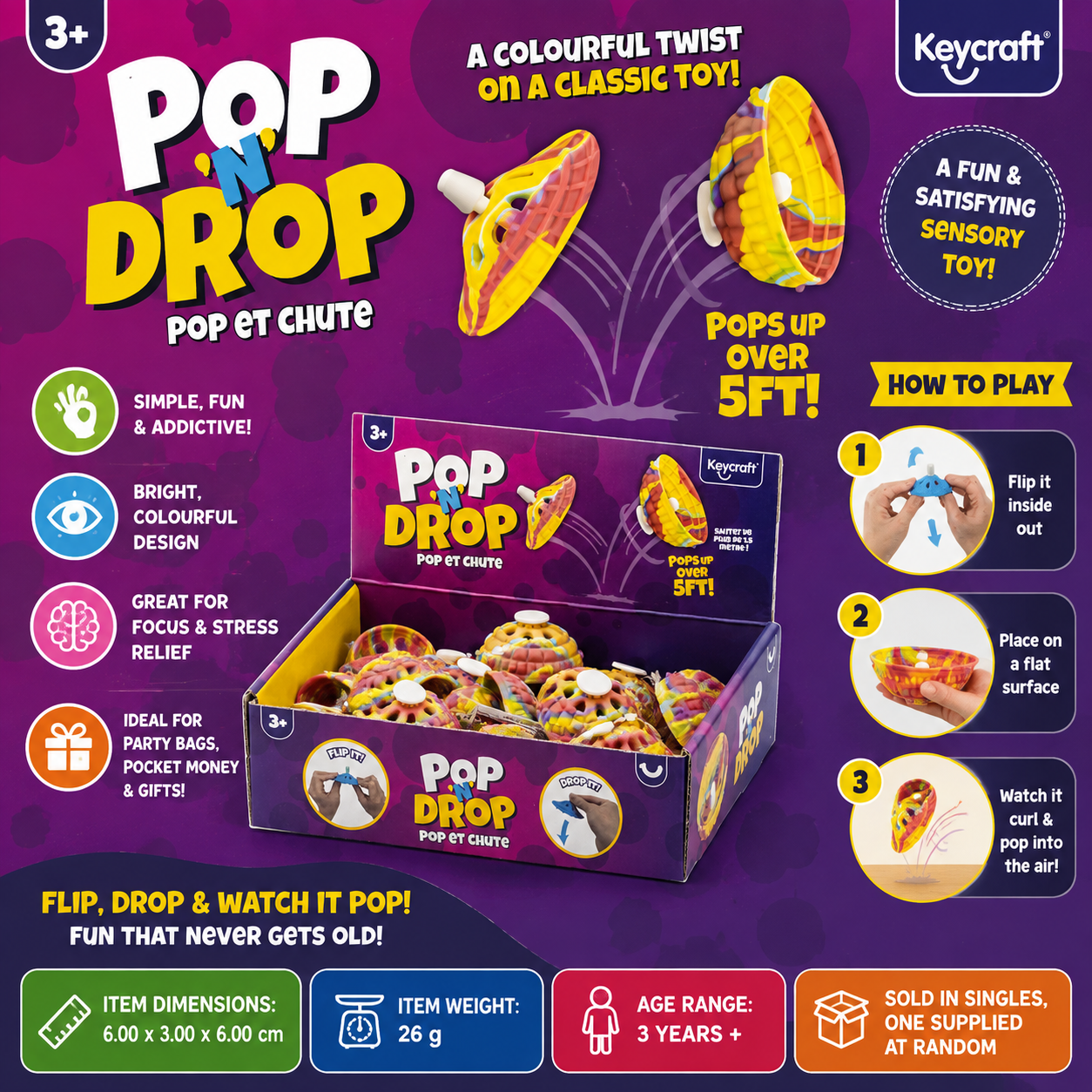 Pop'N'Drop Sensory Toy