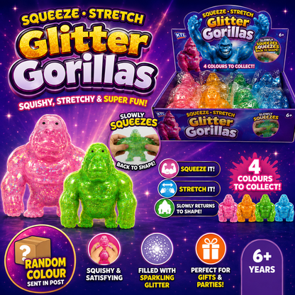 Squeeze Stretch Glitter Gorillas