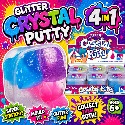 Glitter Crystal Putty 4 In 1