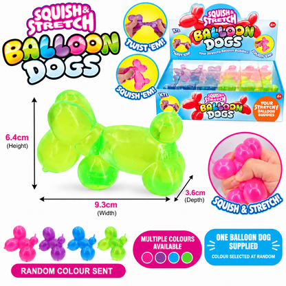 Squish & Stretch Balloon Dog Sensory Fidget Toy