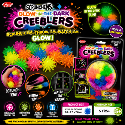Scrunchems Glow in the Dark Creeblers