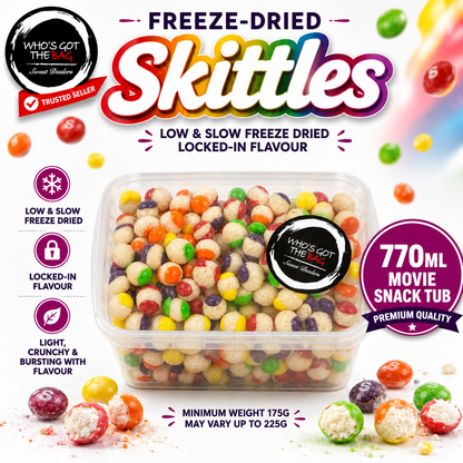 Freeze Dried Skittles Fruit Berries Freeze-Dried Cake & Ice Cream Topping
