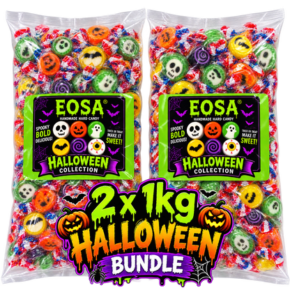 EOSA Halloween Collection Assorted Fruit Rock Candy ,2 x 1kg
