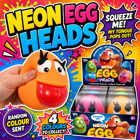 Neon Egg Heads Random Colour Sent