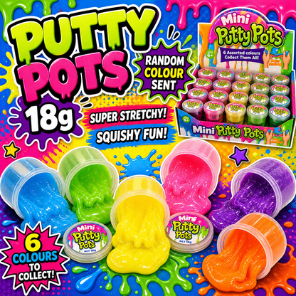 Putty Pots 18g Random Colour