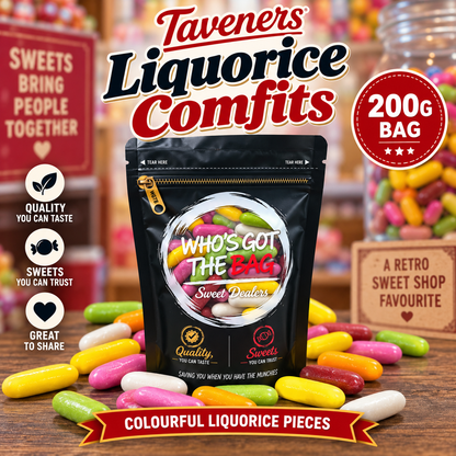Taveners Liquorice Comfits