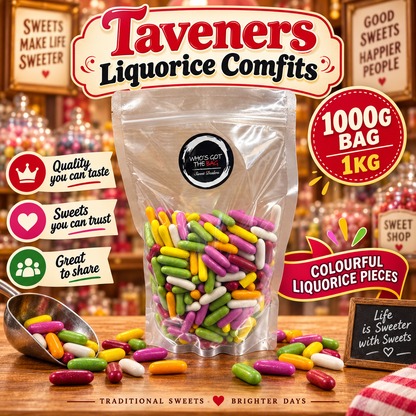 Taveners Liquorice Comfits