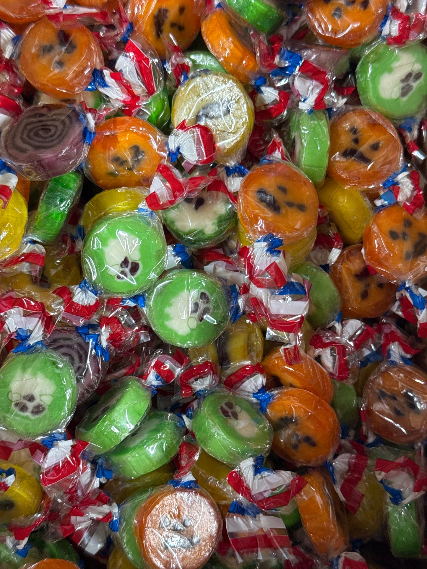 EOSA Halloween Collection Assorted Fruit Rock Candy, 1kg