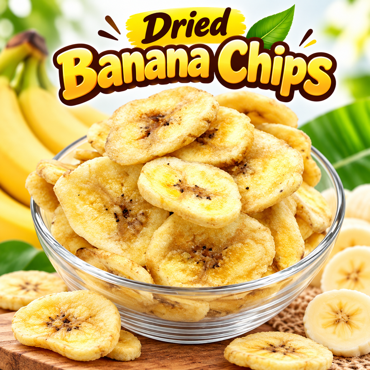 Dried Banana Chips Fruit