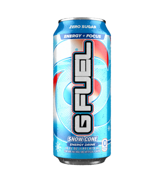 G FUEL Zero Sugar Energy Drink – Snow Cone (473ml)