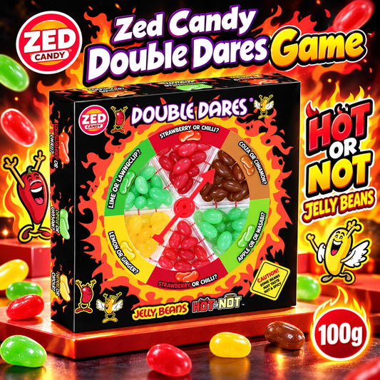 Zed Candy Double Dares Game 100g  "HOT OR NOT " jelly beans