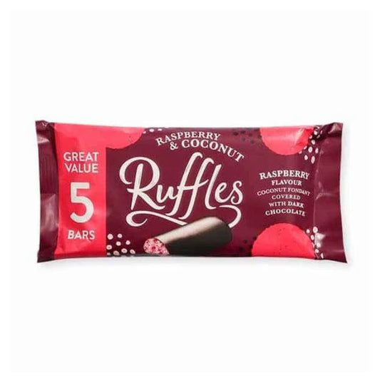 Raspberry Ruffles 5 x 25g bars