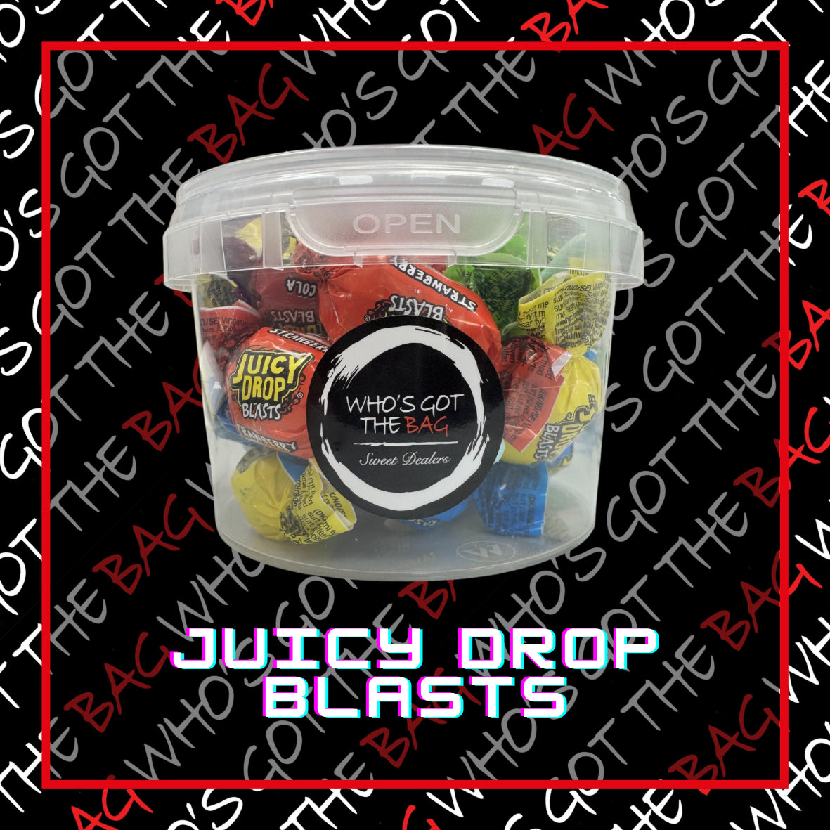 Freeze Dried Bazooka Juicy Drop Blasts 45G