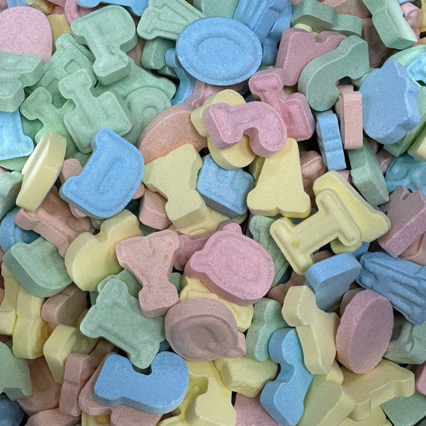 ABC Candy Letters Vegetarian Sweets, Colourful Alphabet Candy, 150g Bag or 450g Tub