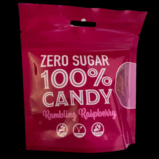 Zero Sugar Free Rambling Raspberry 120g Candy Hard Boiled Sweets