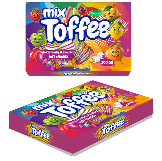 Mix Toffee In Box 200g Halal