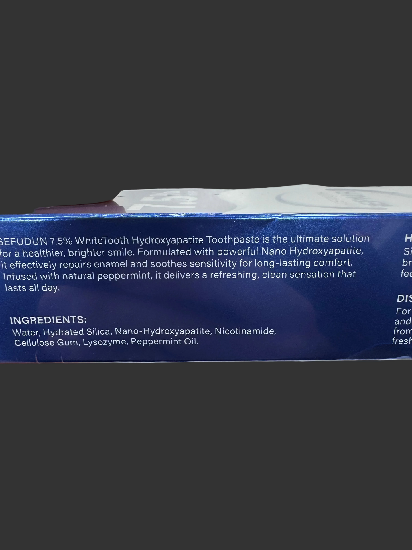 Sefdun 7.5nHAP Whitetooth Repair 120g Hydroxyapatite