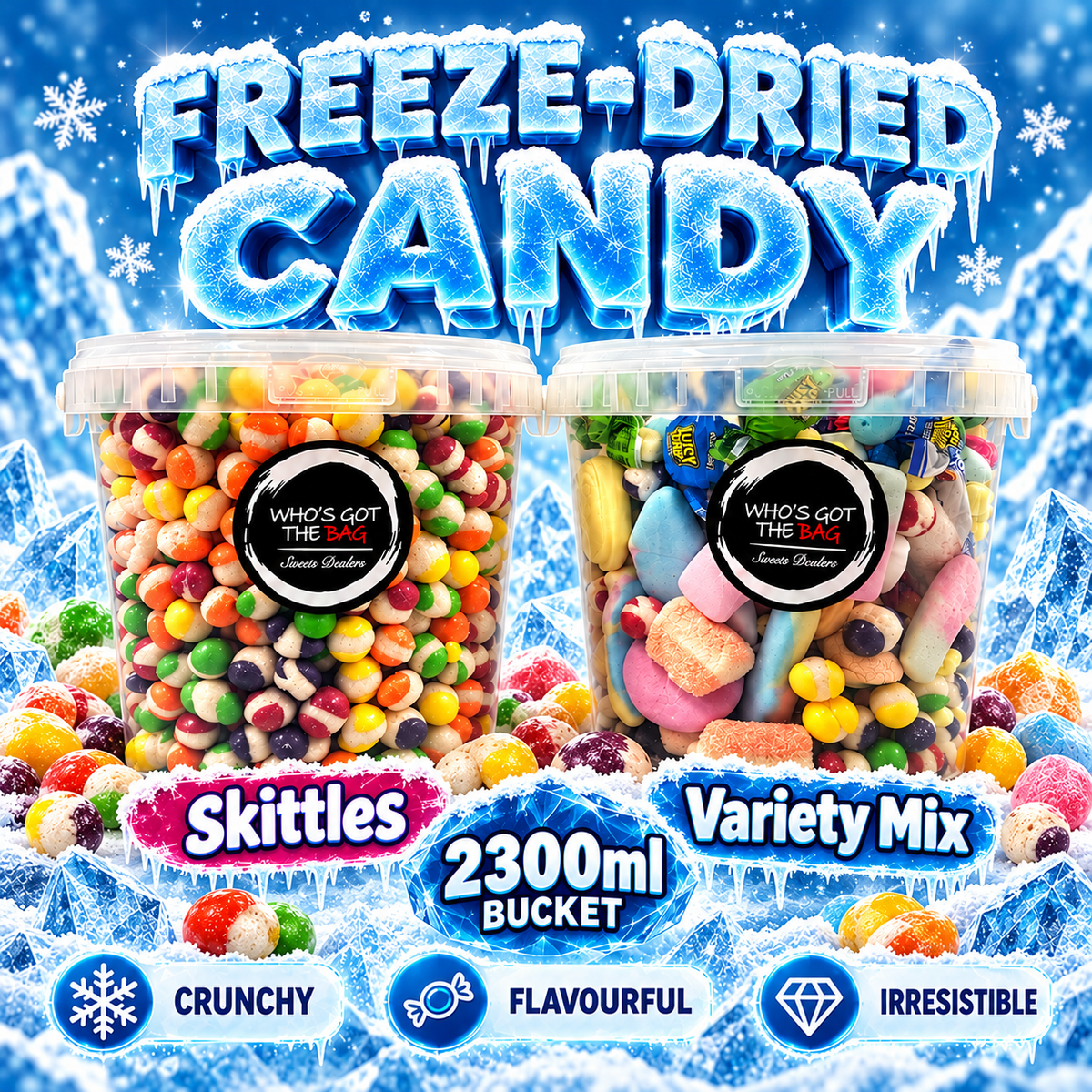 Freeze Dried Candy Selection UK Produced