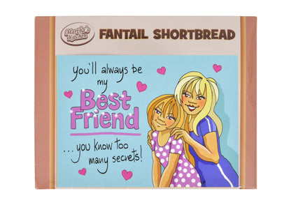 125g Fantail Shortbread "Best Friend" Postcard Gift