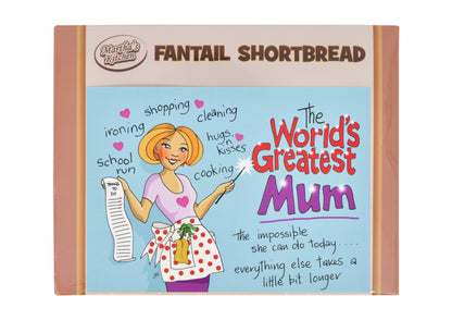 125g Fantail Shortbread "Mum" Postcard Gift Box