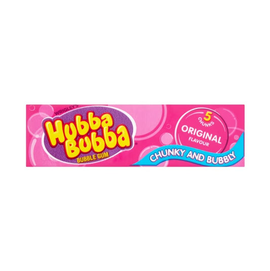 Hubba Bubba Original Flavour Bubble Gum 5 Chunky Chews