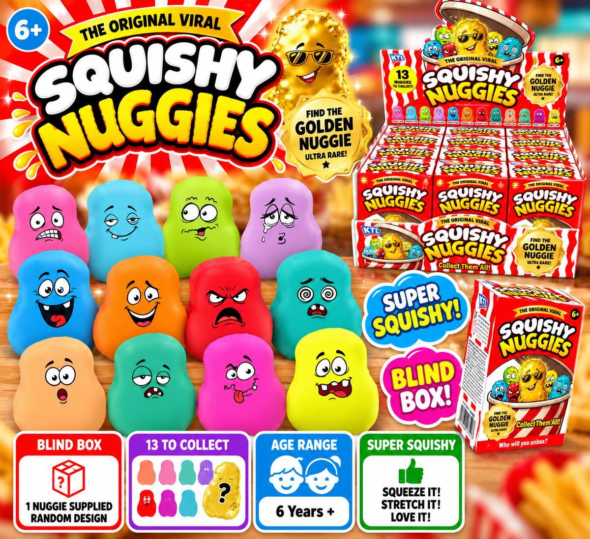 The Original Squishy Nuggies Blind Box