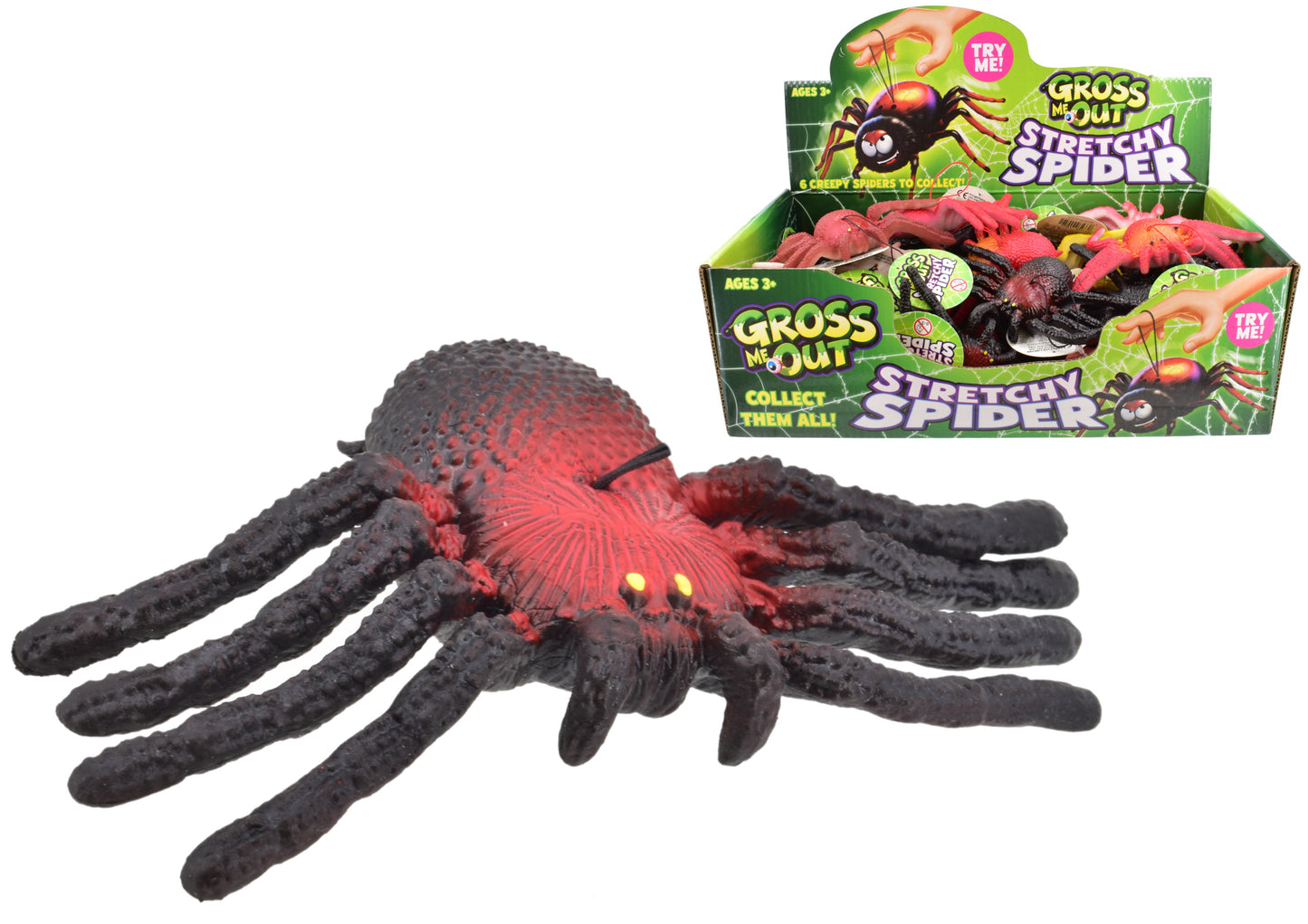 Stretchy Spider Gross Me Out