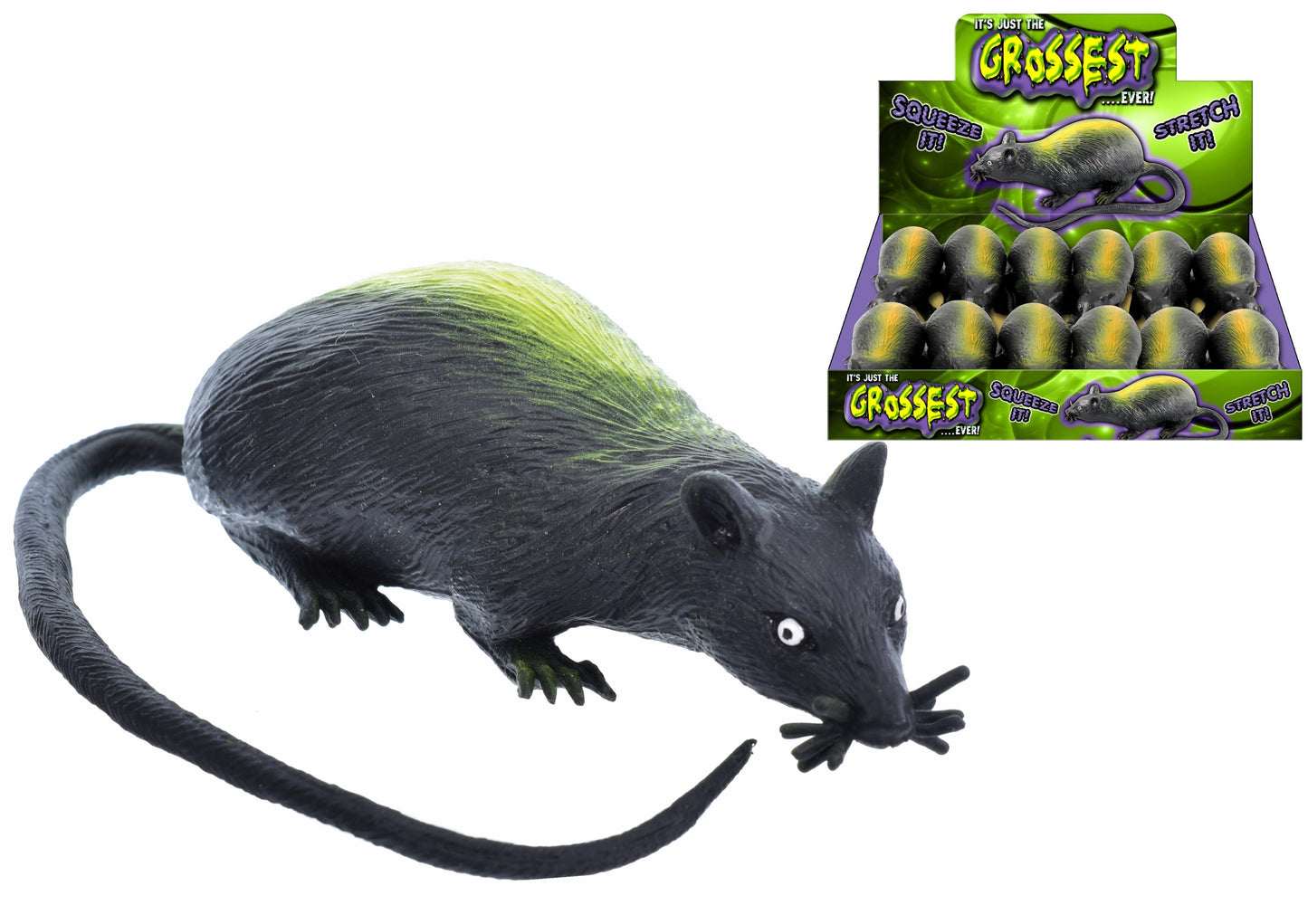14" Stretchy Rat With Beans